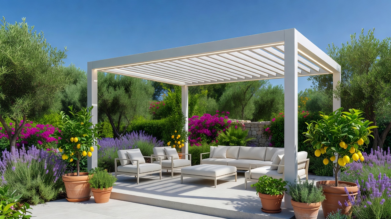 Pérgola moderna